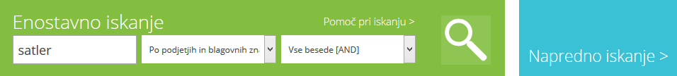 Enostavno iskanje po katalogi slovenskih izvoznikov SloExport